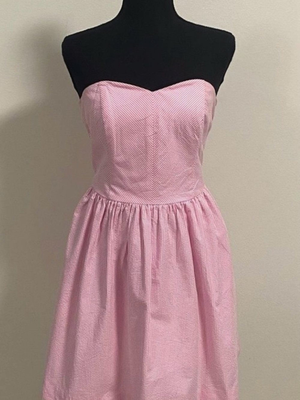 Lilly Pulitzer Richelle Seersucker Strapless Dress 6 - Picture 2 of 8